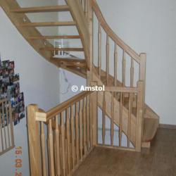 Einläufige Treppen aus Holz